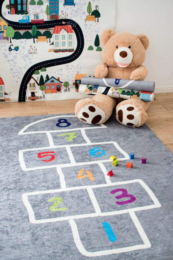 tapis enfant avec marelle