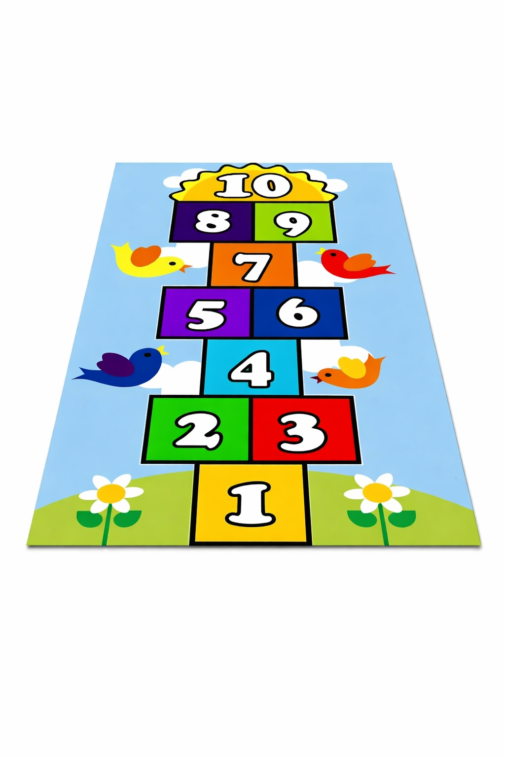 tapis de jeu enfant marelle